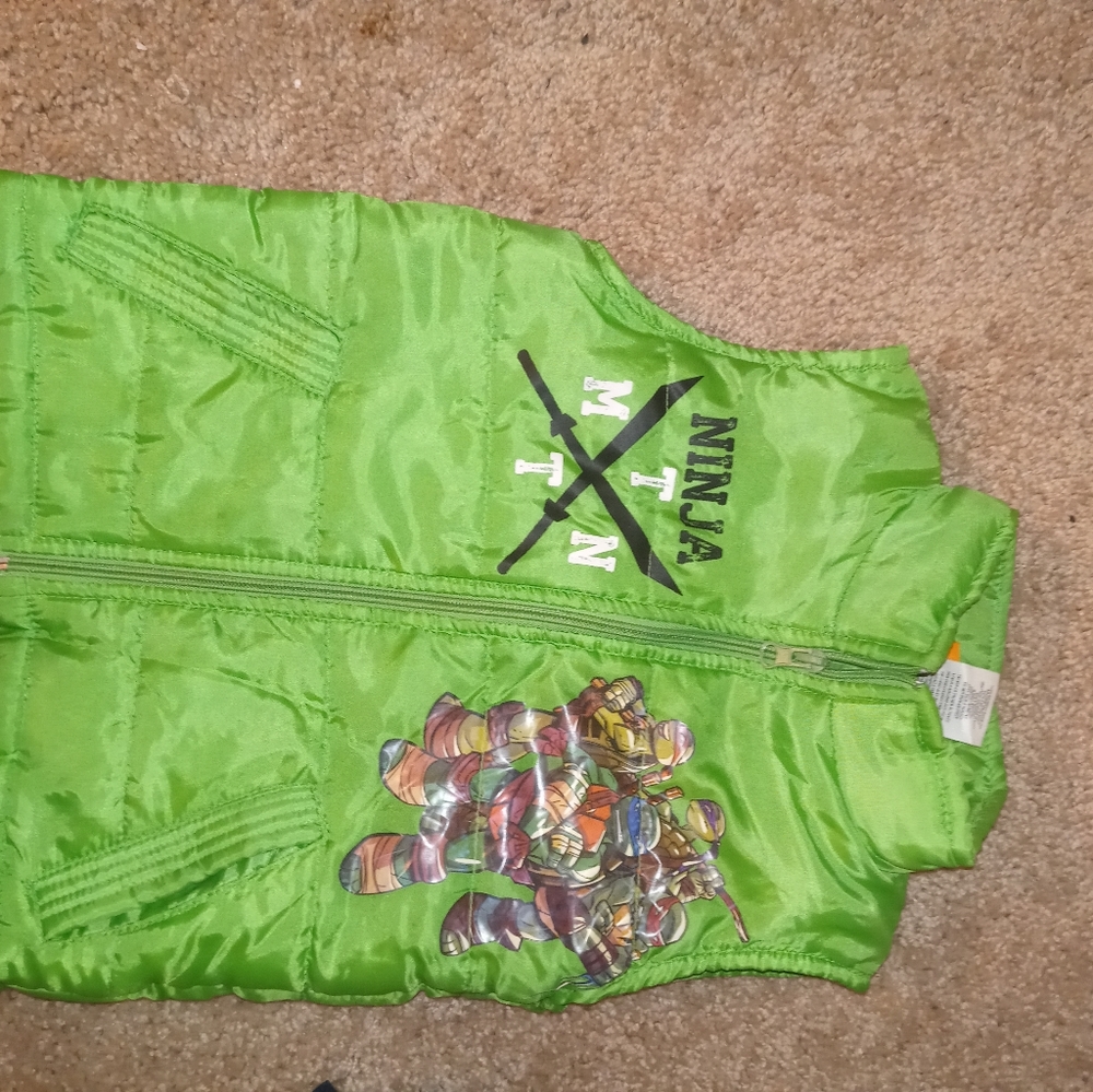 Boys 4T Ninja turtles vest